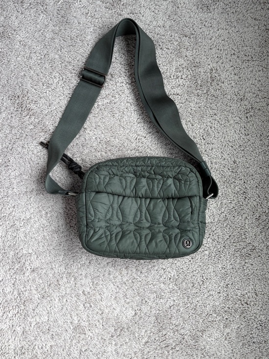 lululemon athletica Other - Lululemon Quilted Embrace Crossbody Bag Dark Green